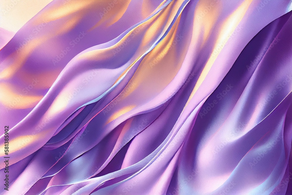  silk texture, watercolor style Generative AI