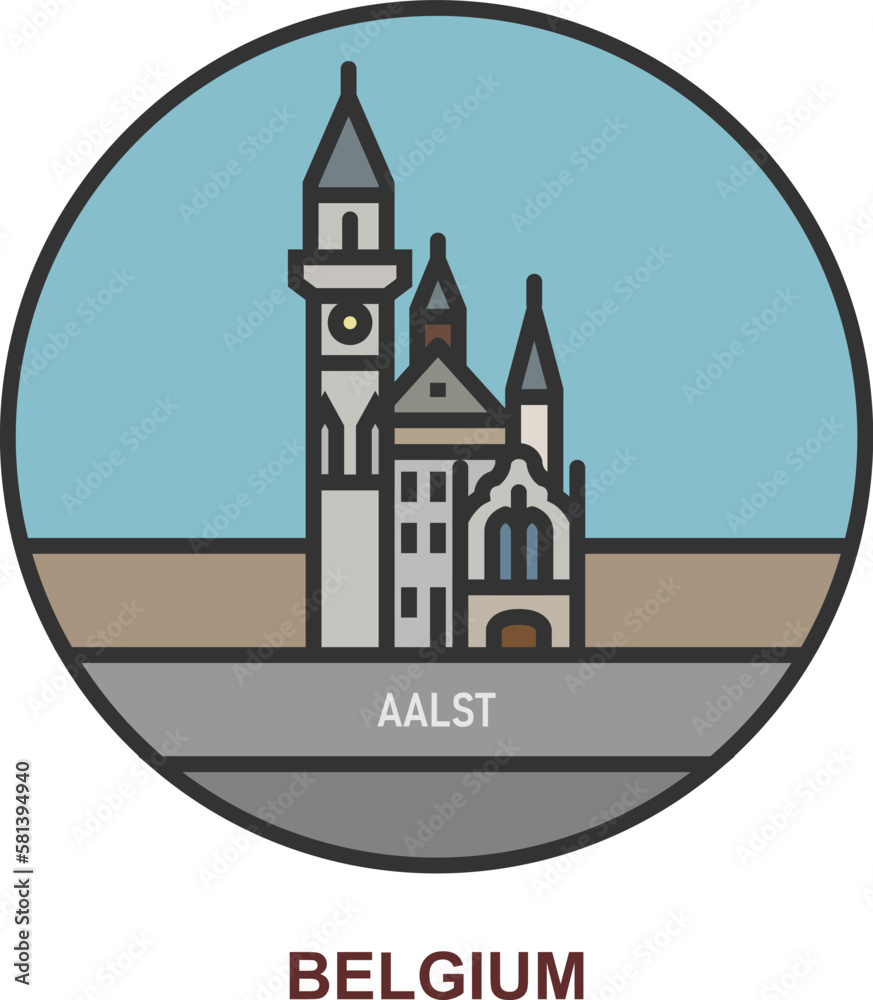 Aalst. Cities and towns in Belgium