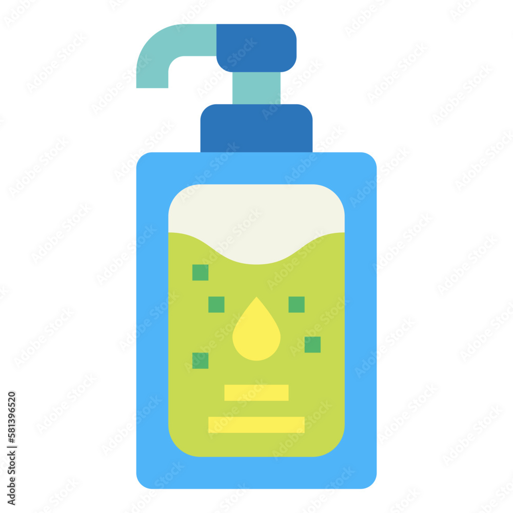 soap dispenser flat icon style soap dispenser flat icon style