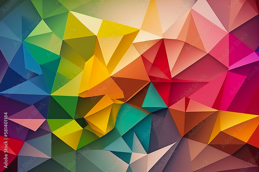 rainbow colorful geometric triangle abstract background illustration. Polygonal design. abstract mosaic background rainbow colorful geometric triangle abstract background illustration. Polygonal design. abstract mosaic background