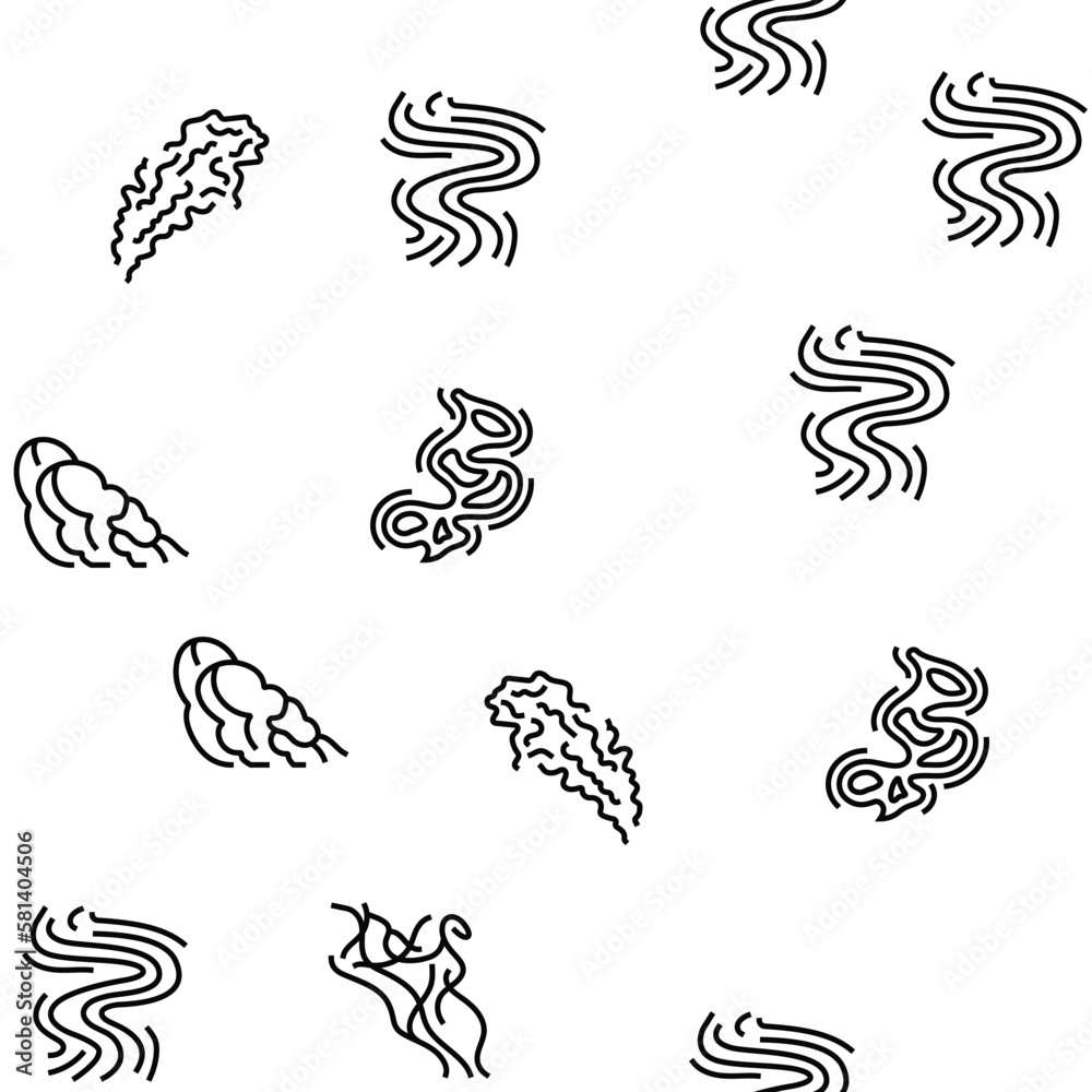 smell smoke gas nose aroma vector seamless pattern smell smoke gas nose aroma vector seamless pattern