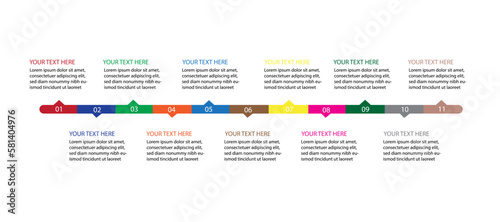 Vector infographic design template 