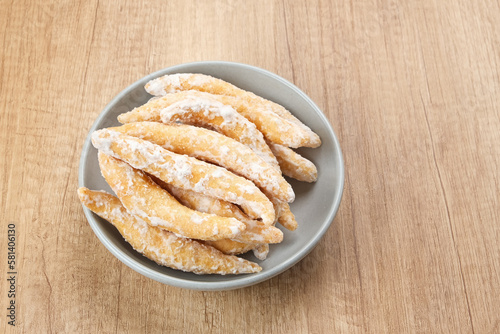 Widaran Manis, Indonesian traditional snack made from flour, egg, and sugar
 photo