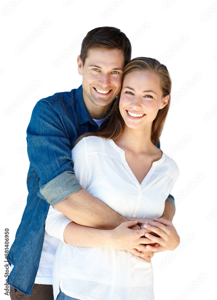 We fit together perfectly. An isolated portrait of a happy and affectionate young couple. We fit together perfectly. An isolated portrait of a happy and affectionate young couple.