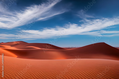 sand dunes in the desert