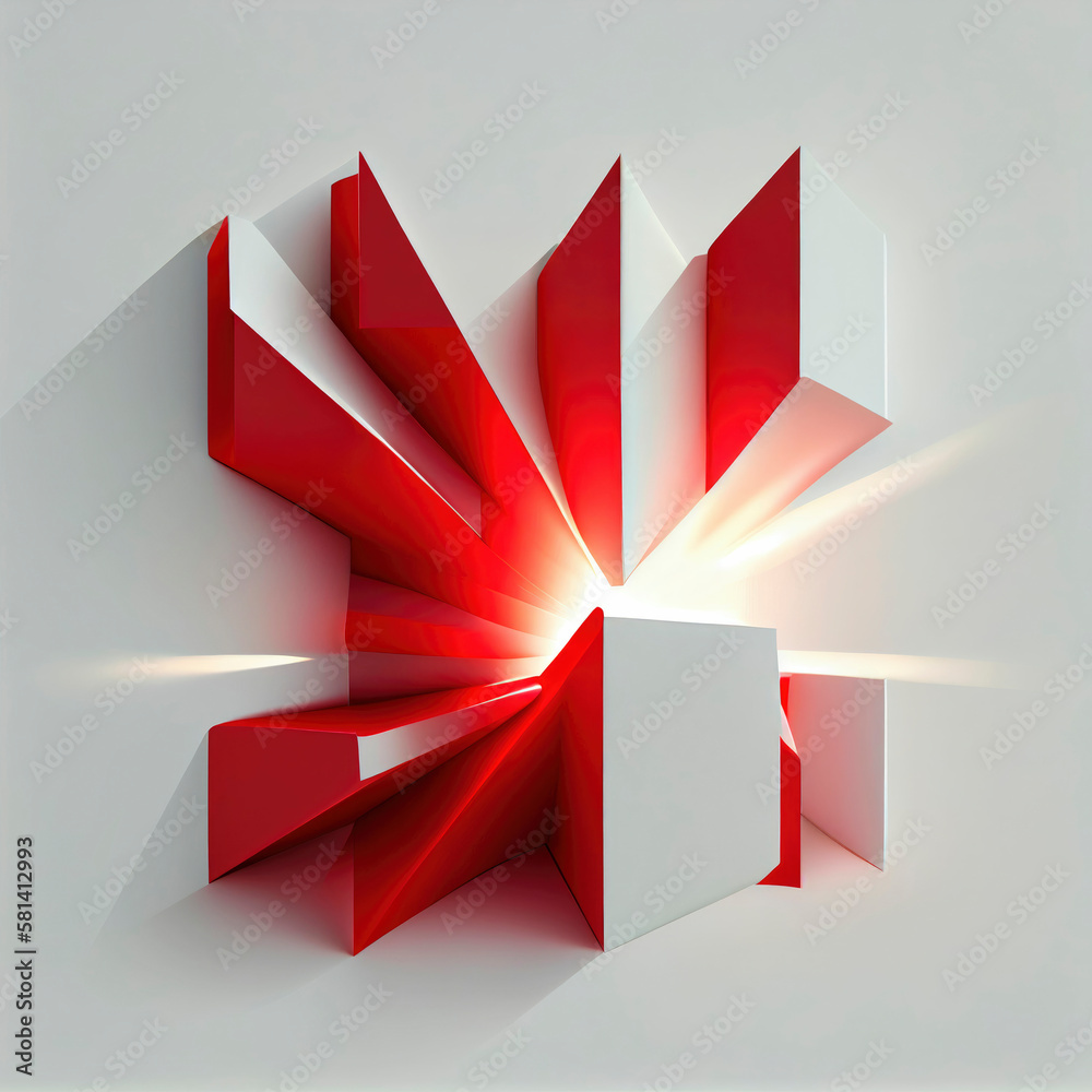 Abstract geometric background ,made with Generative AI Abstract geometric background ,made with Generative AI