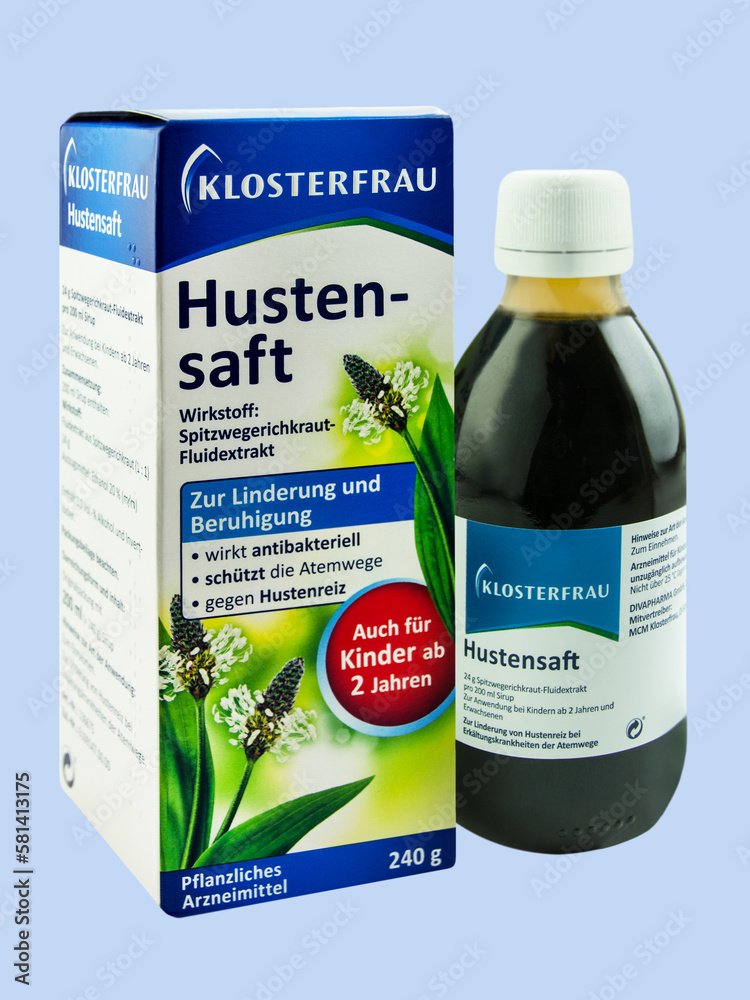 Hustensaft von Klosterfrau German cough syrup StockFoto Adobe Stock