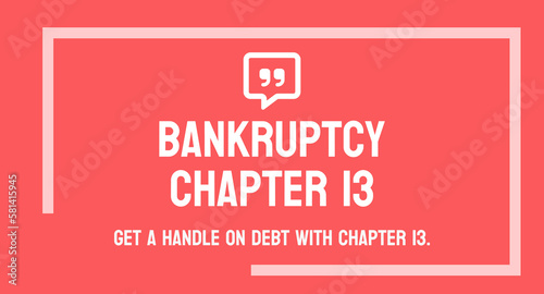 Bankruptcy Chapter 13: US legal procedure allowing debt repayment with income-based plan.