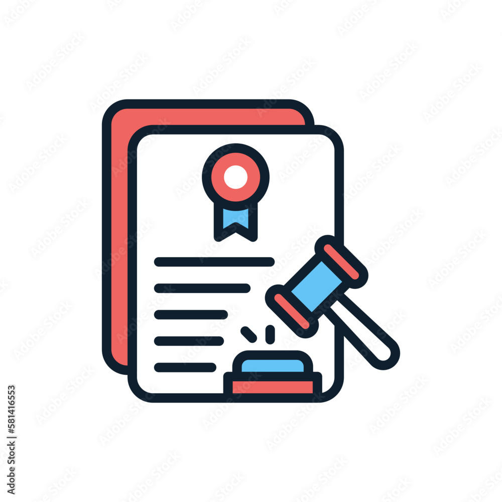 Legal Document icon in vector. illustration Legal Document icon in vector. illustration