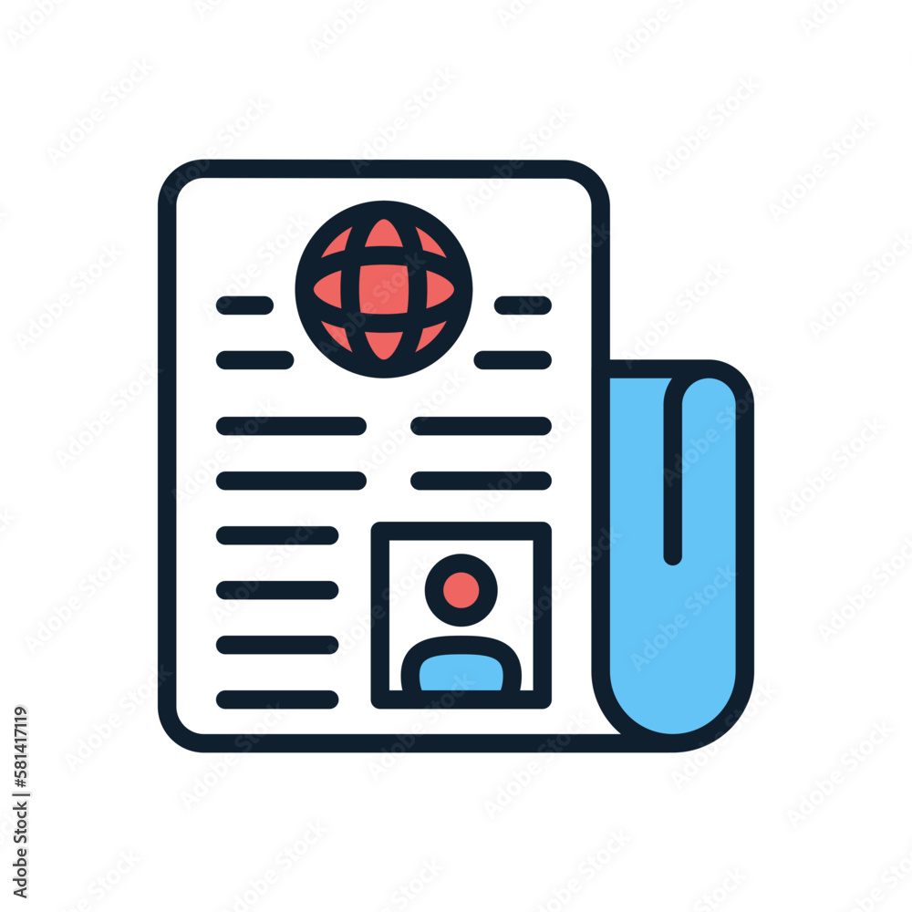 Press icon in vector. illustration Press icon in vector. illustration