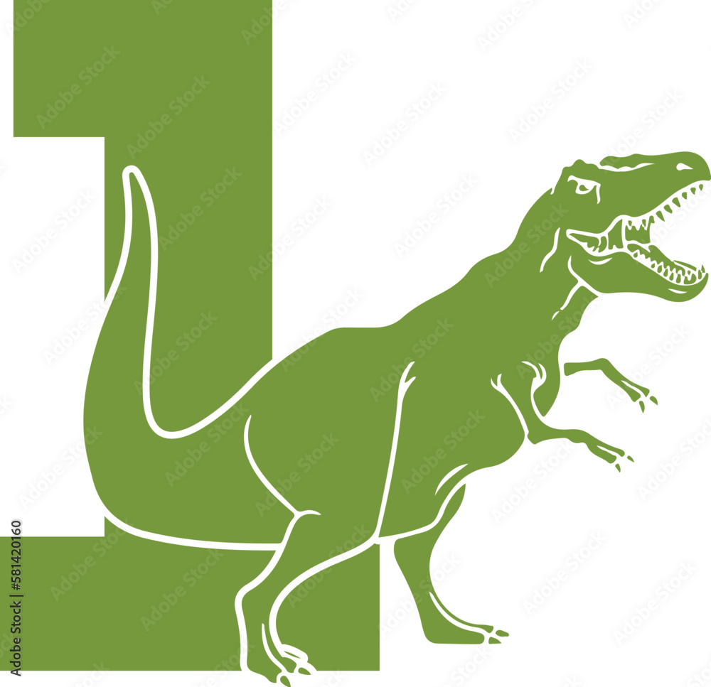 Fototapeta premium Dinosaur SVG Design eps 