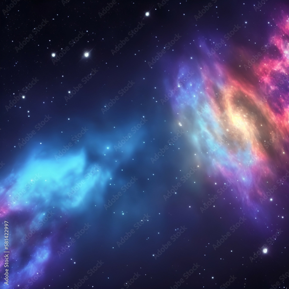 background with stars - Stars Galaxy Background - Generative AI