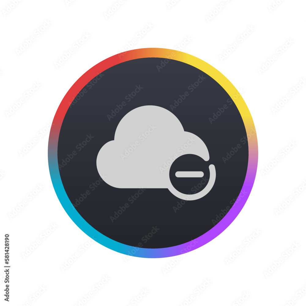 Remove Cloud - Pictogram (icon) 