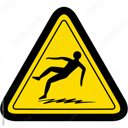 Wallpaper Mural sticker slippery surface warning safety protection sign symbol
 Torontodigital.ca