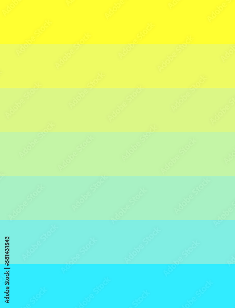 Yellow to cyan gradient horizontal lines