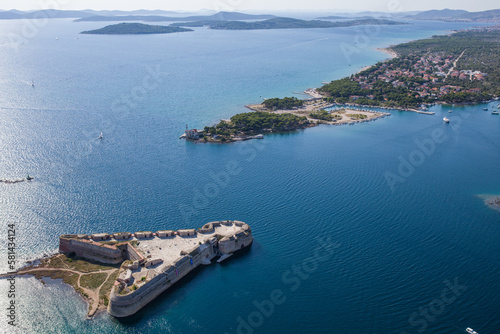 Fototapeta Naklejka Na Ścianę i Meble -  aerial view of the Croatia