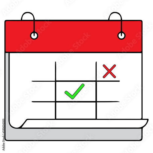 New Calender Marker Date Desk Day Event