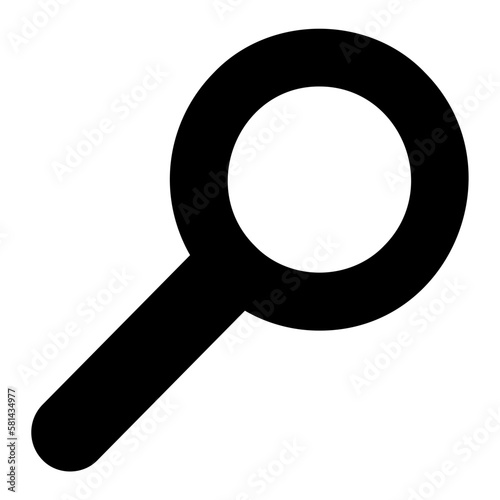 loupe glyph icon