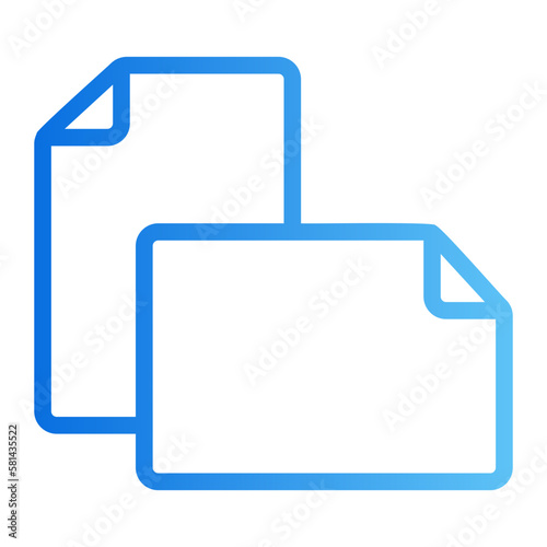 orientation gradient icon
