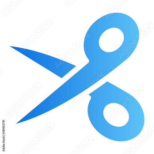 cut gradient icon