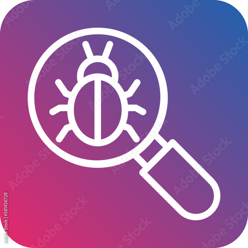 Vector Design Bug Icon Style