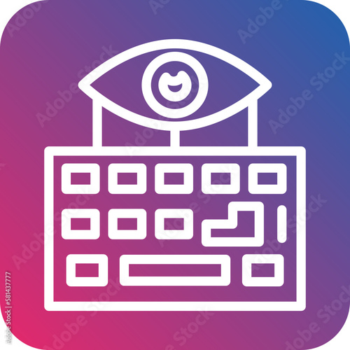Vector Design Keylogger Icon Style