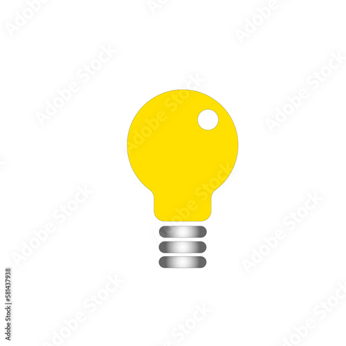 light bulb isolated on white