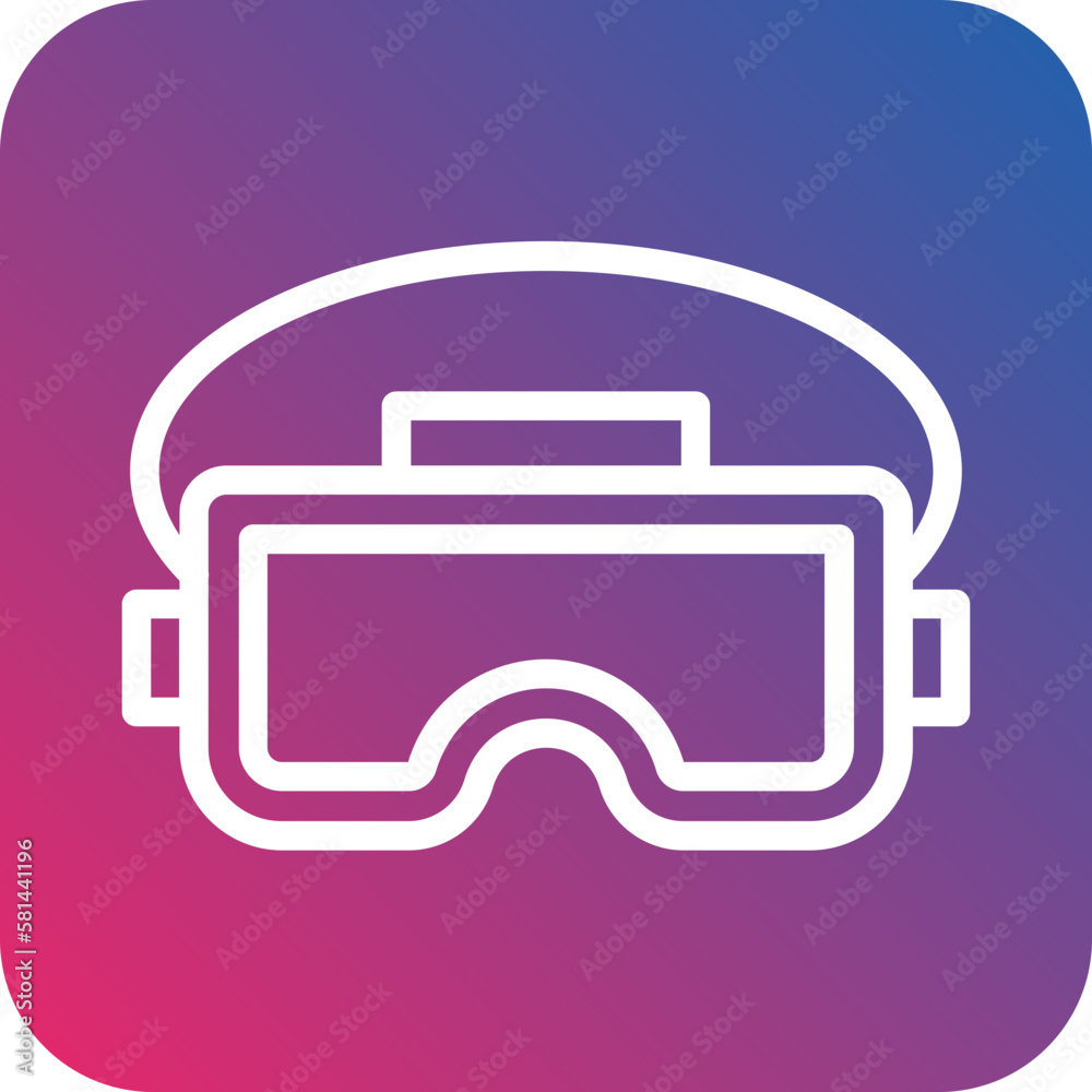 Vector Design Vr Glasses Icon Style