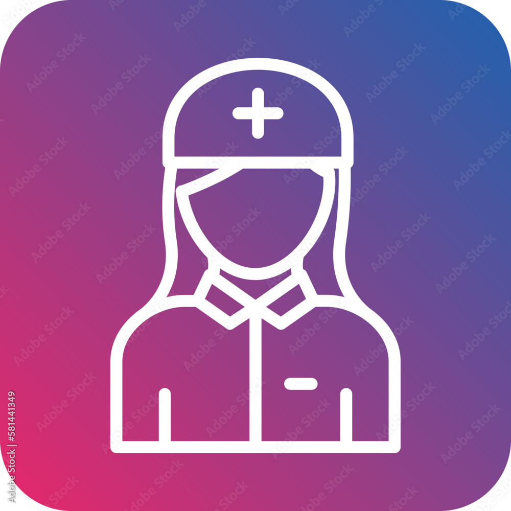 Vector Design Nurse Icon Style Vector Design Nurse Icon Style