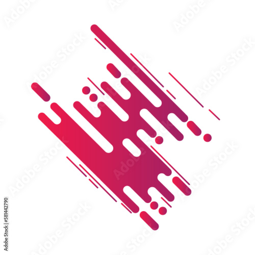 Abstract Modern Graphic Element. Abstract Gradient Liquid Shape. Fluid Vector Banners