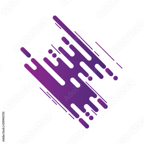 Abstract Modern Graphic Element. Abstract Gradient Liquid Shape. Fluid Vector Banners.