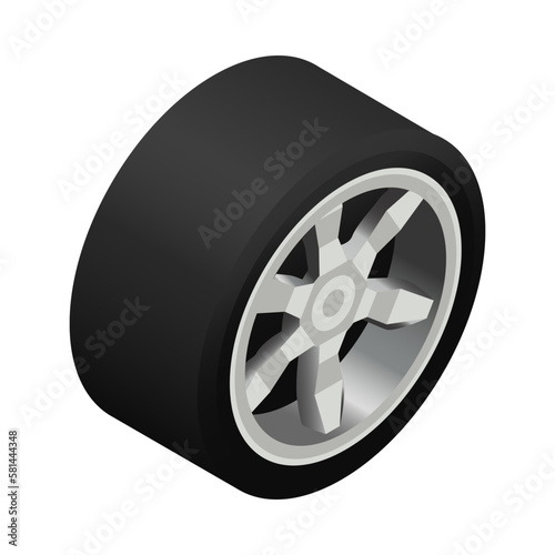 Wheel Of Car Composition