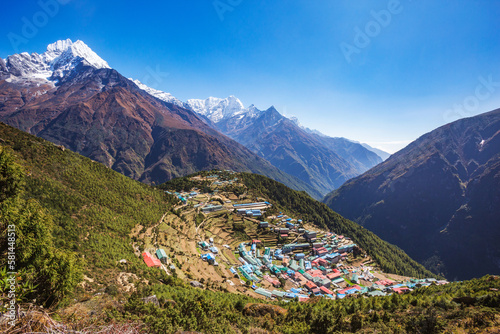 Namche Bazar Village. Nepal photo