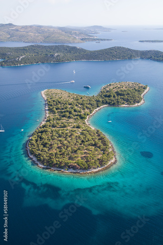Fototapeta Naklejka Na Ścianę i Meble -  aerial view of the Croatia