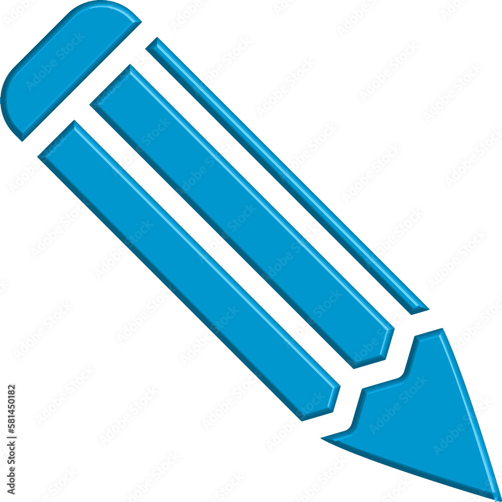 Illustration Vector graphic of pencil icon template