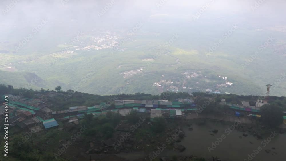 mountain flat covered with dense cloud at morning mountain flat covered with dense cloud at morning