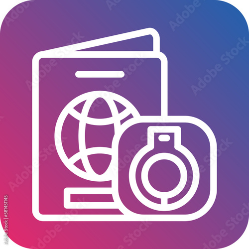 Vector Design Deported Icon Style