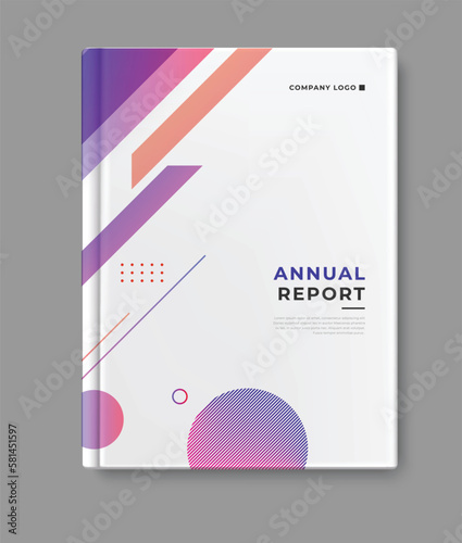 annual report template cover design