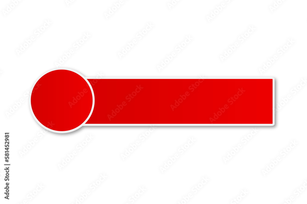 red simple modern lower third design transparant for youtube button red simple modern lower third design transparant for youtube button