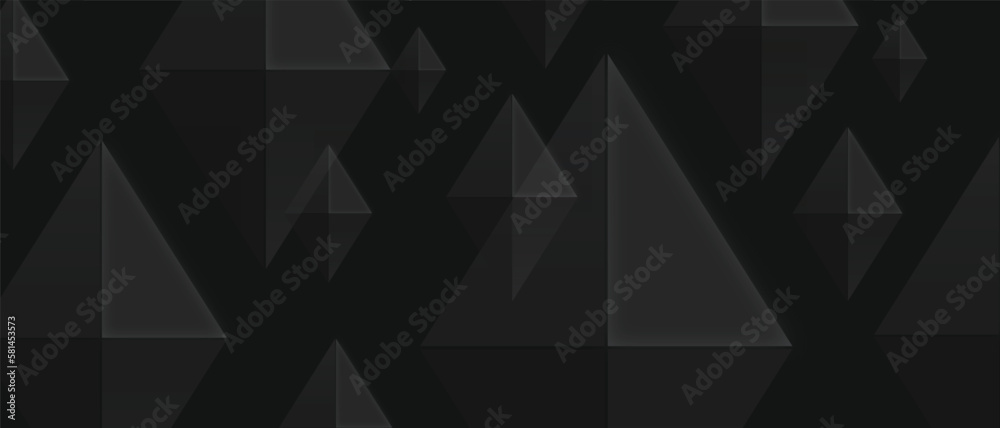 Abstract dark background with a crystal pattern Abstract dark background with a crystal pattern