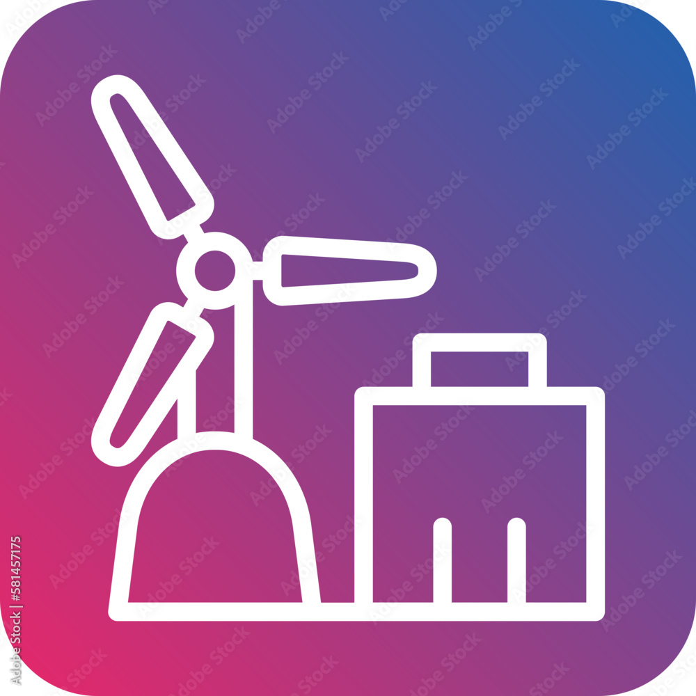 Vector Design Windmill Icon Style Vector Design Windmill Icon Style