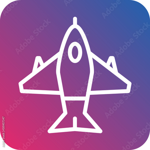 Vector Design Jet Icon Style