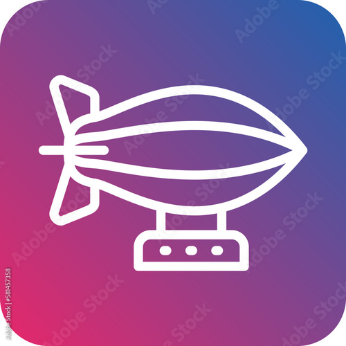 Vector Design Zeppelin Icon Style