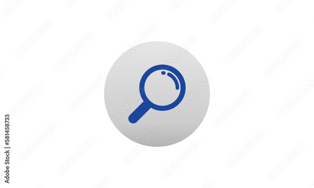 Search symbol, Magnifying glass icon, magnifier loupe sign, Vector illustration Search symbol, Magnifying glass icon, magnifier loupe sign, Vector illustration