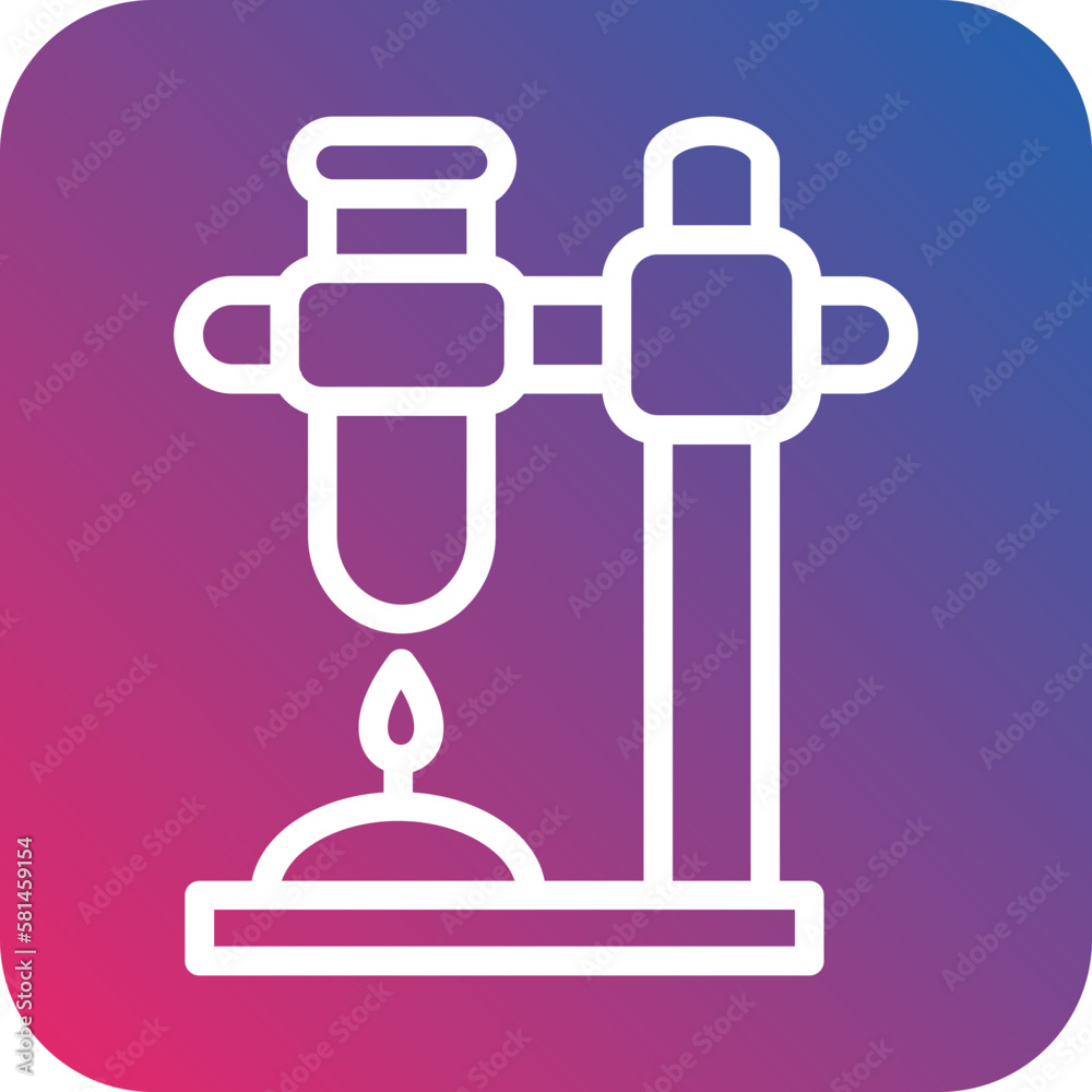 Vector Design Beaker Stand Icon Style Vector Design Beaker Stand Icon Style