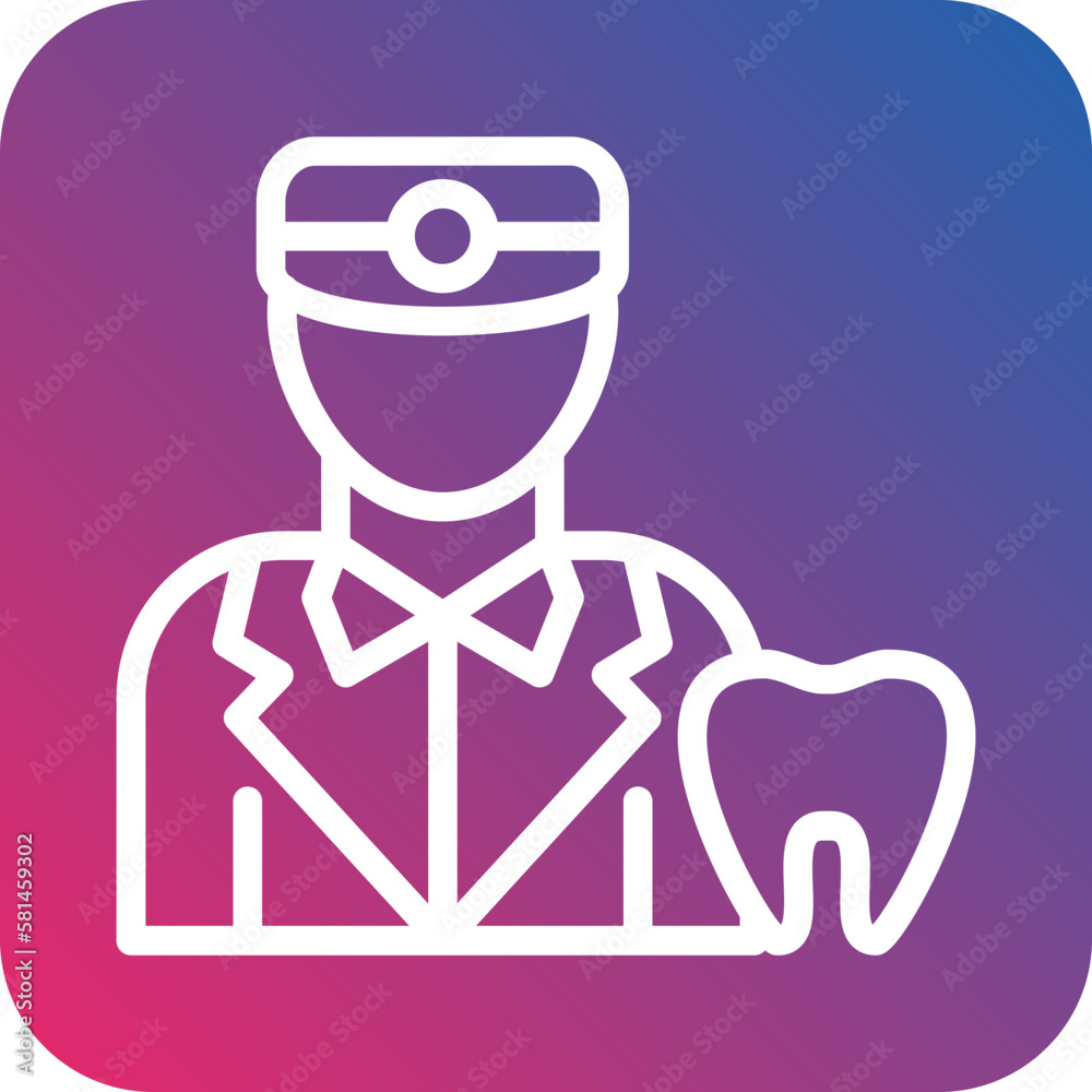 Vector Design Male Dentist Icon Style Vector Design Male Dentist Icon Style
