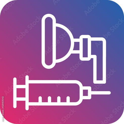 Vector Design Anesthesia Icon Style