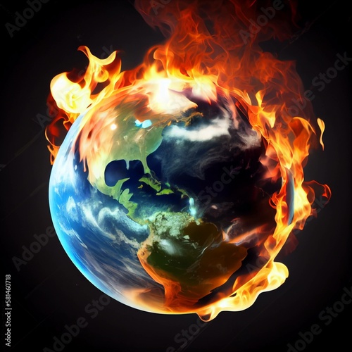 earth in fire  earth day 