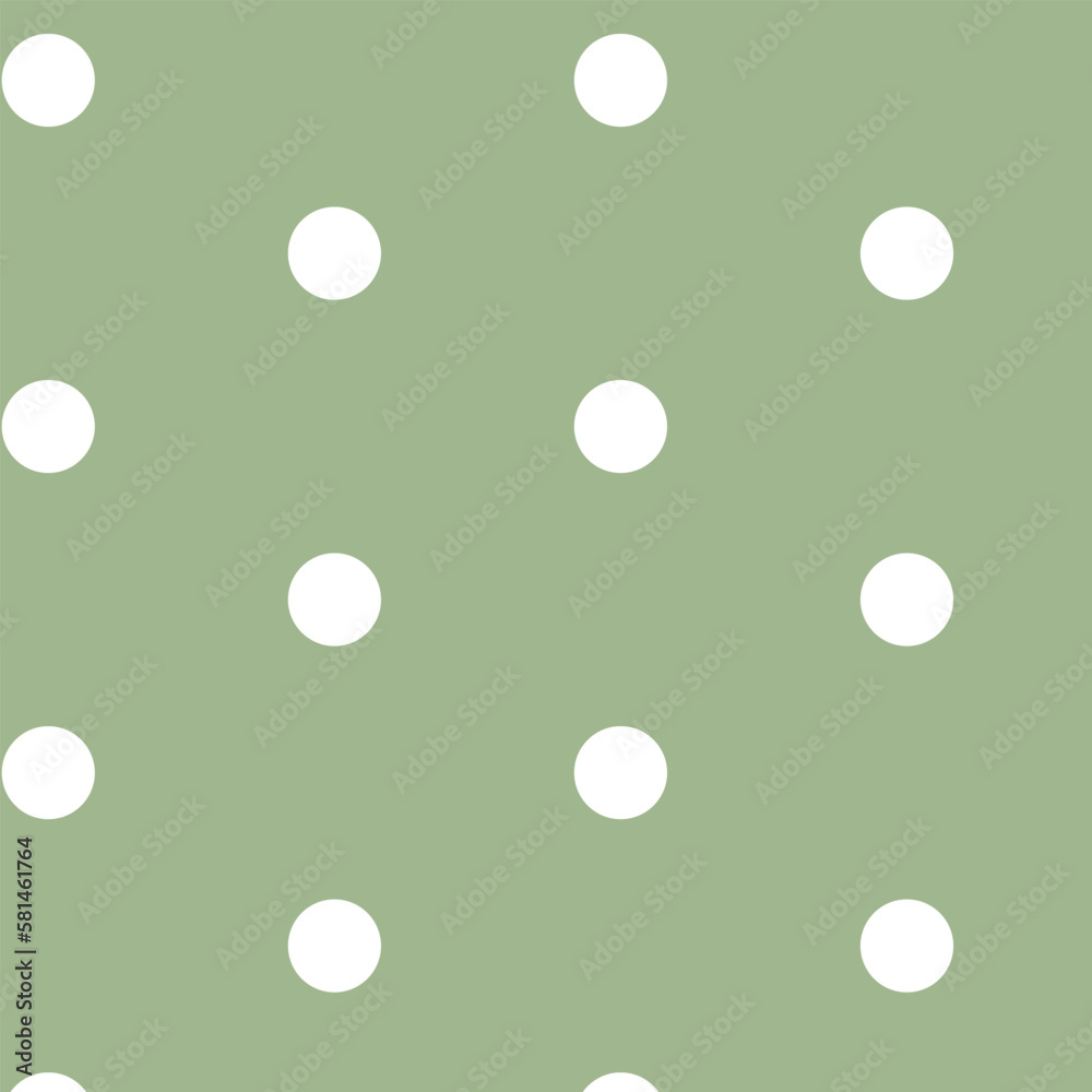 Vector seamless pattern. Polka dot background.