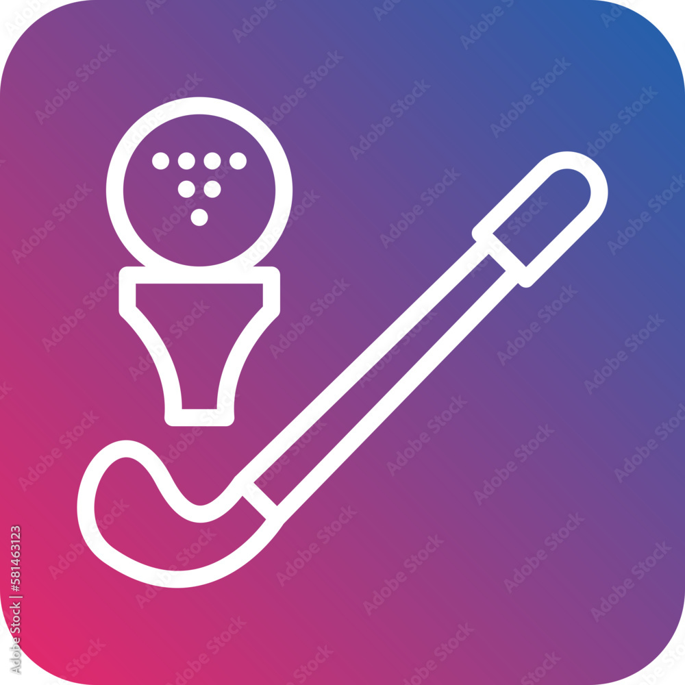 Vector Design Golf Icon Style